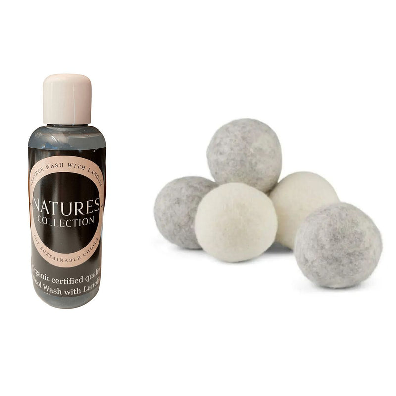 Pflege für Wolle & Leder | Mit Lanolin + Wolltrocknerbällchen