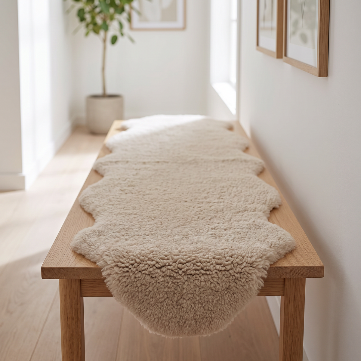 Merino Doppeltes Lammfell – Bild 5
