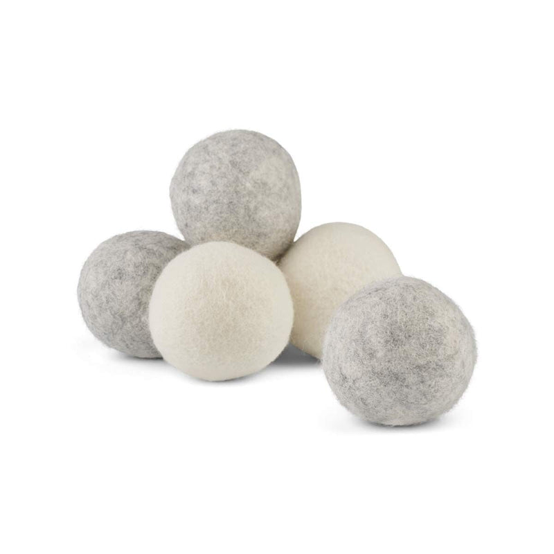 Wolltrocknerbällchen | 6 Stück aus 100% Lammwolle | 7,5 cm