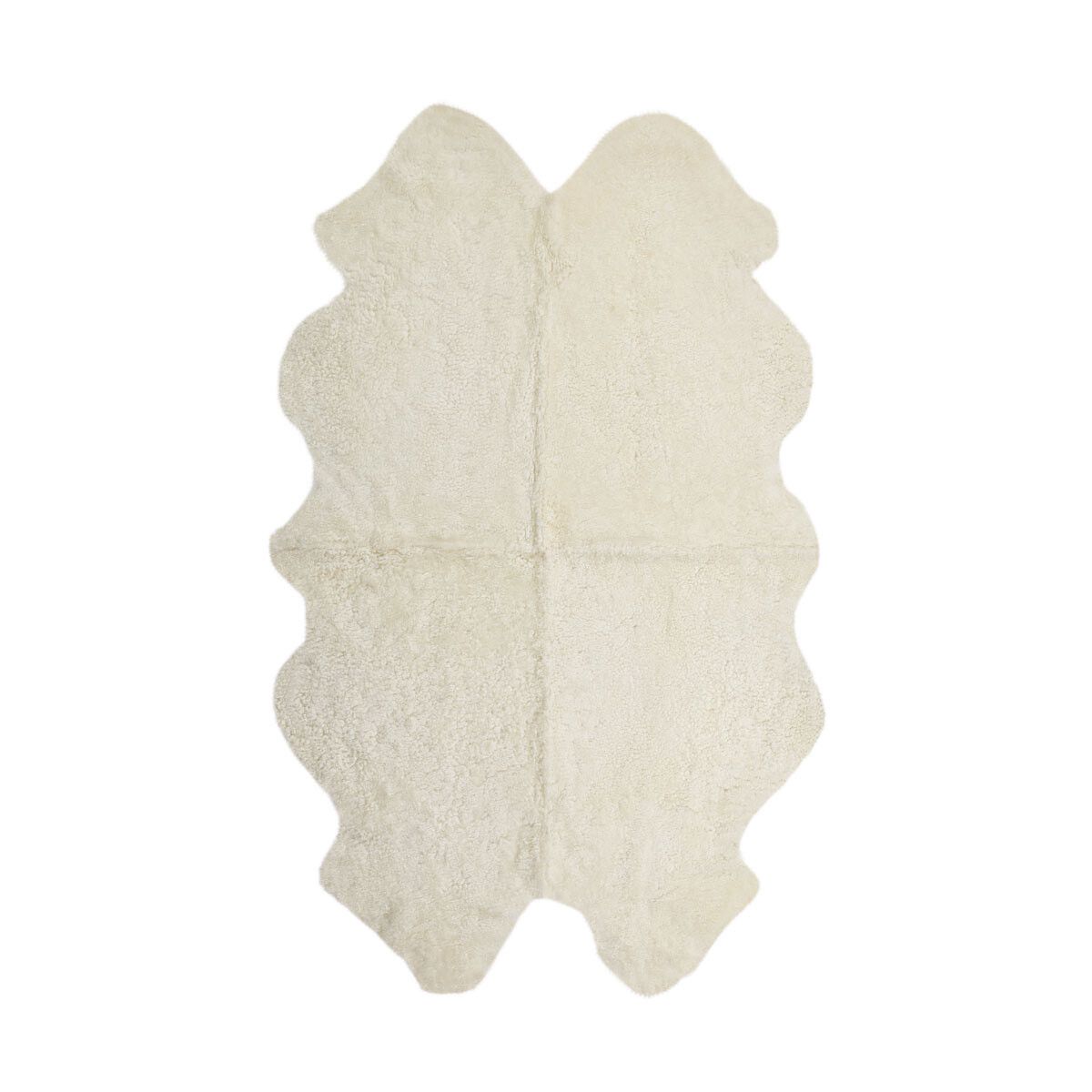 Lammfell Teppich – Weiss