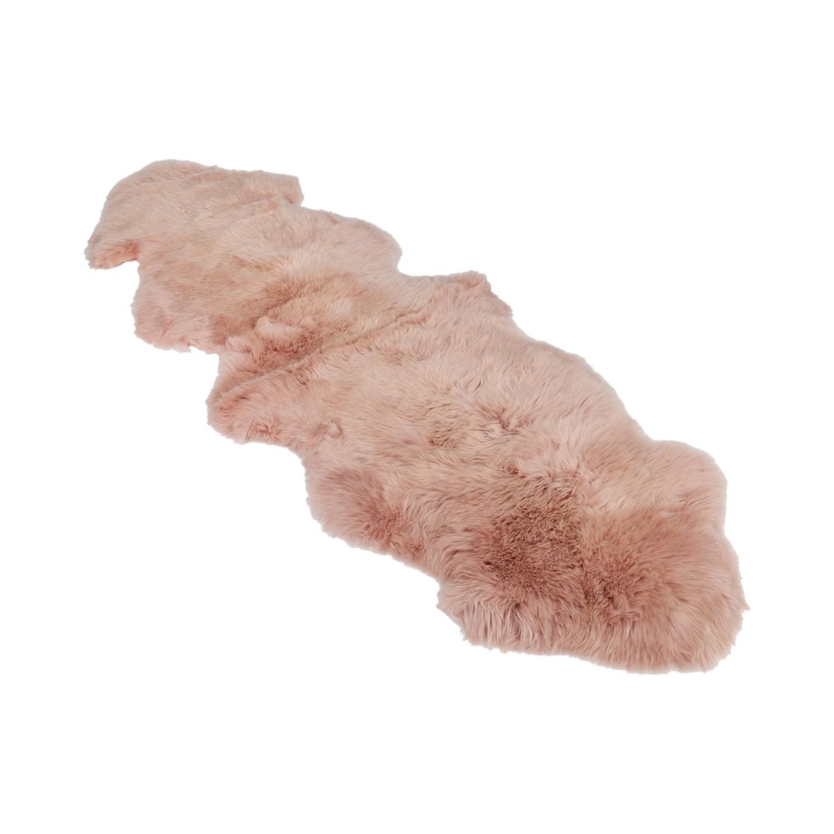 Merino Doppeltes Lammfell – Rosa