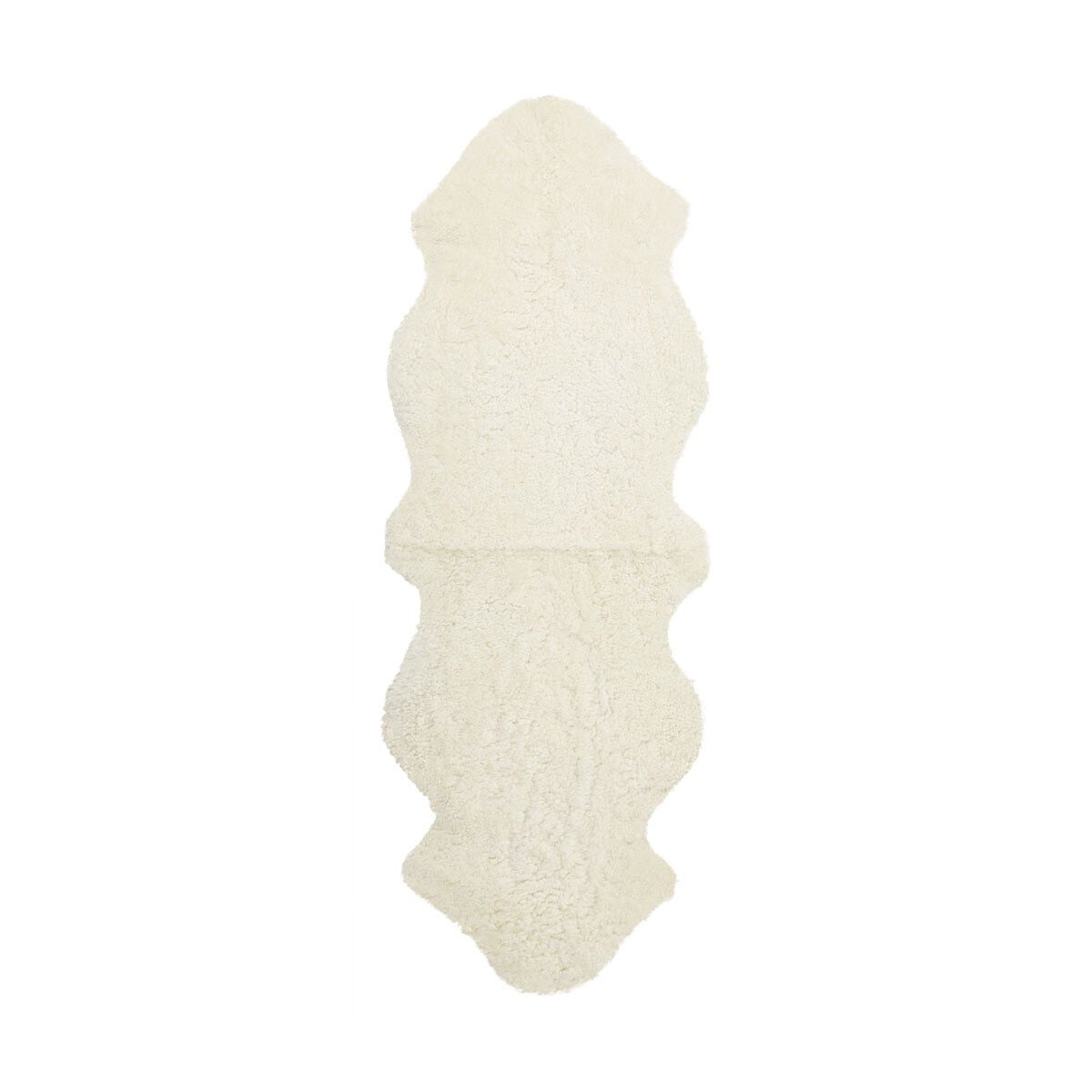 Merino Doppeltes Lammfell – Weiss