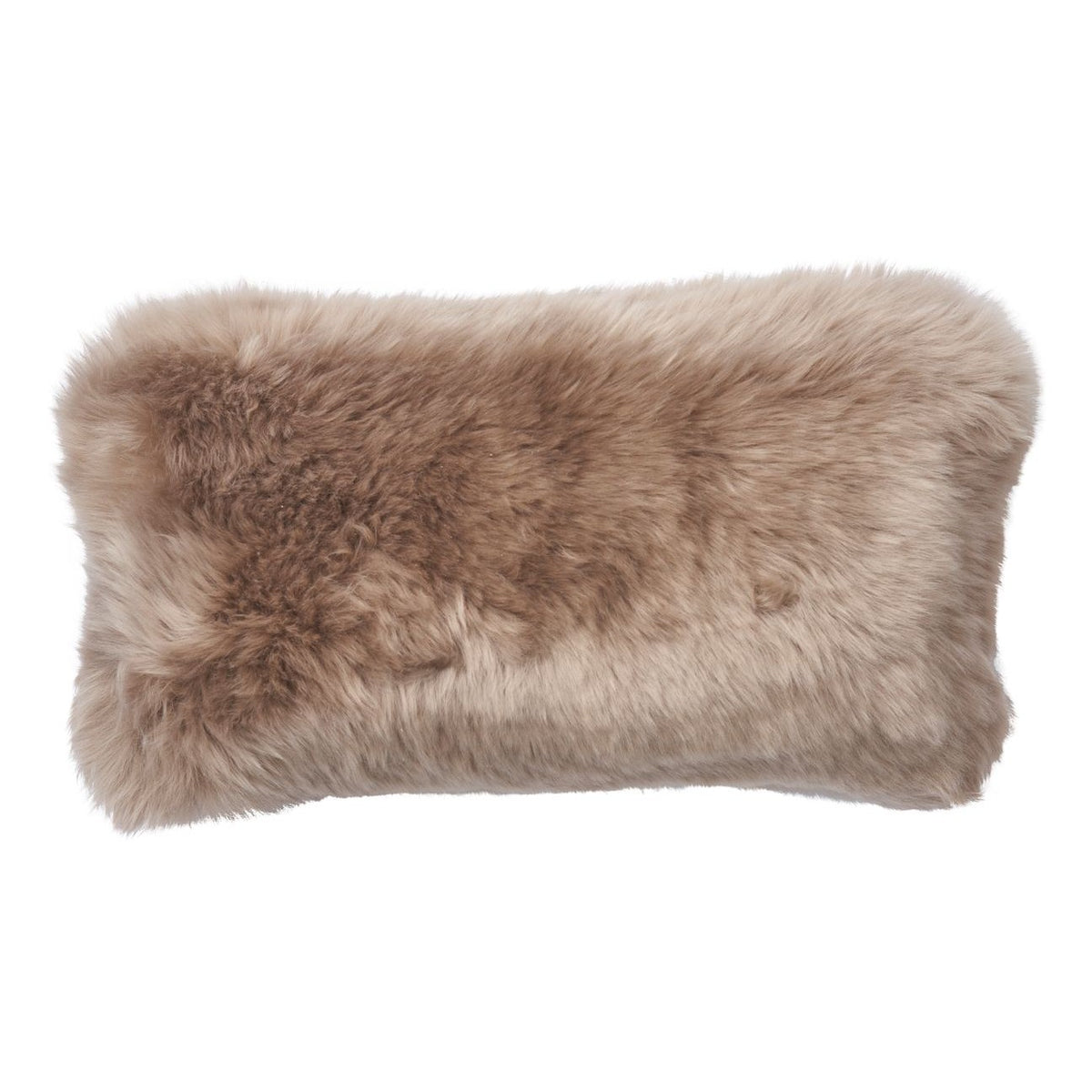 Doppelseitiges Kissen – Taupe